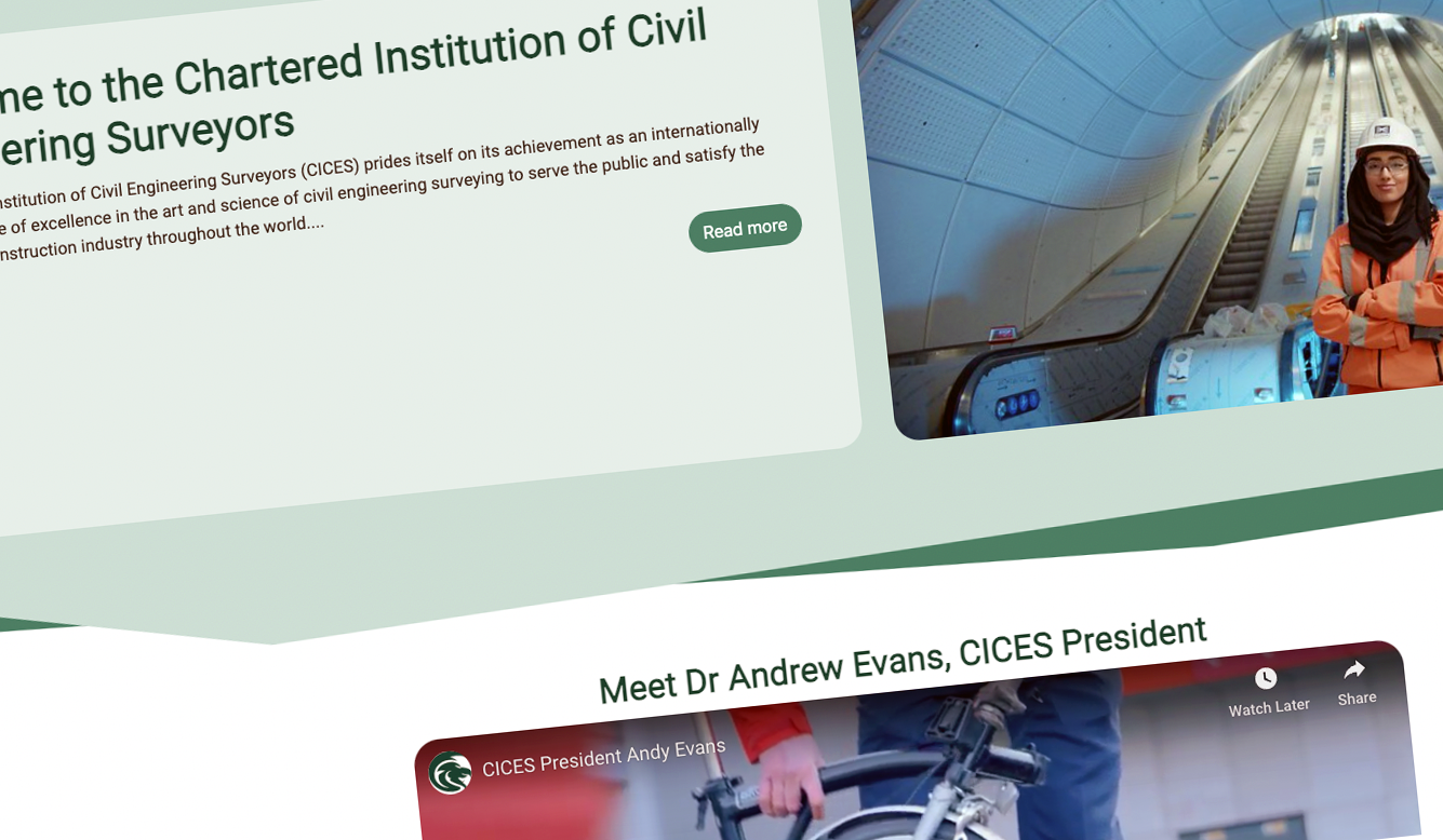 CICES website screenshot